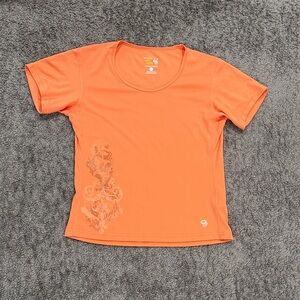 Mountain Hardwear Women's Coral/ Orange Short-Sleeve Performance Tee